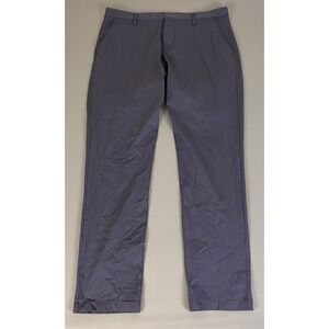 Rhone Commuter Pants Men Size 38 x 32 Blue Slim Flex Knit Stretch Athletic‎ **